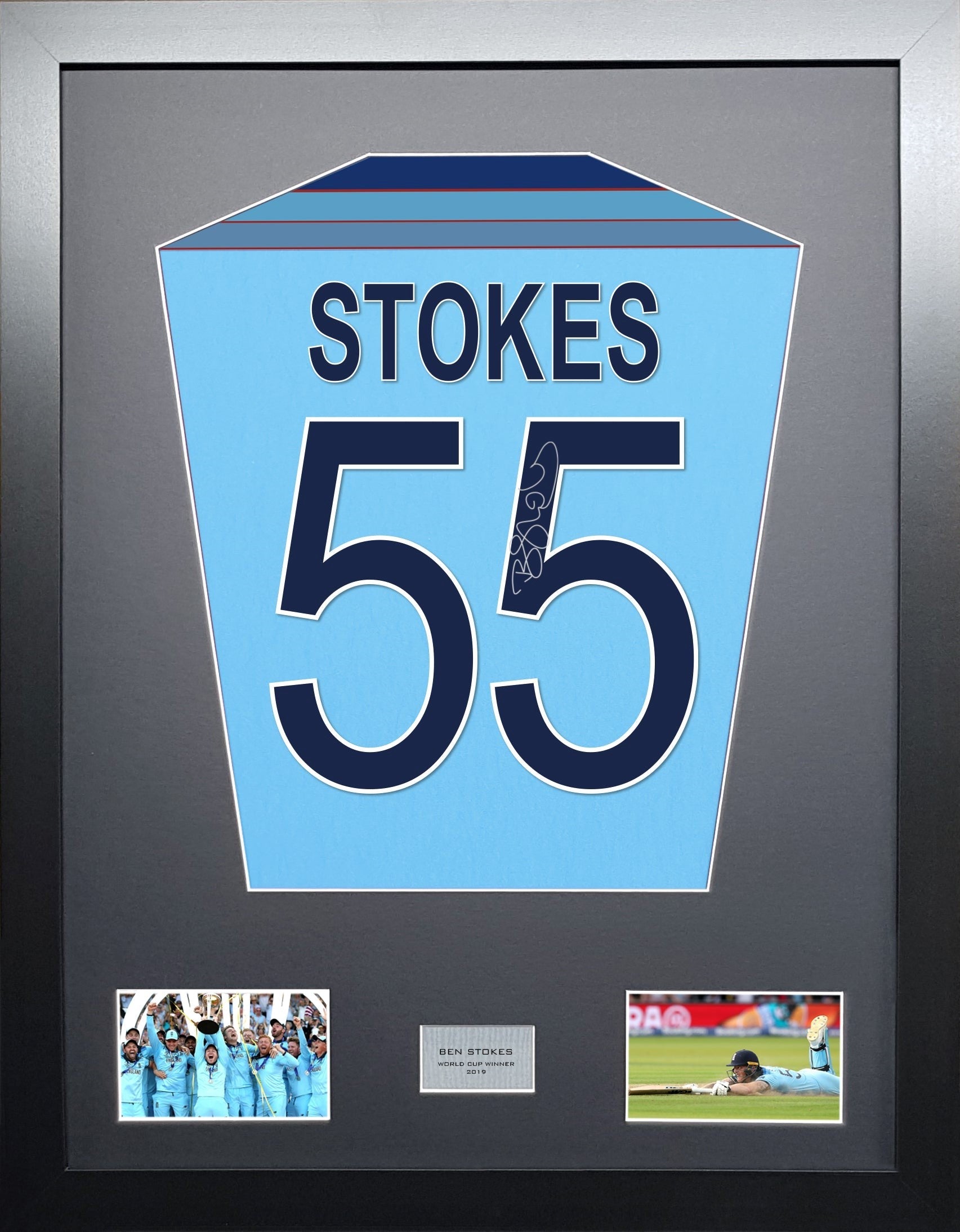 Ben stokes 2024 signed shirt