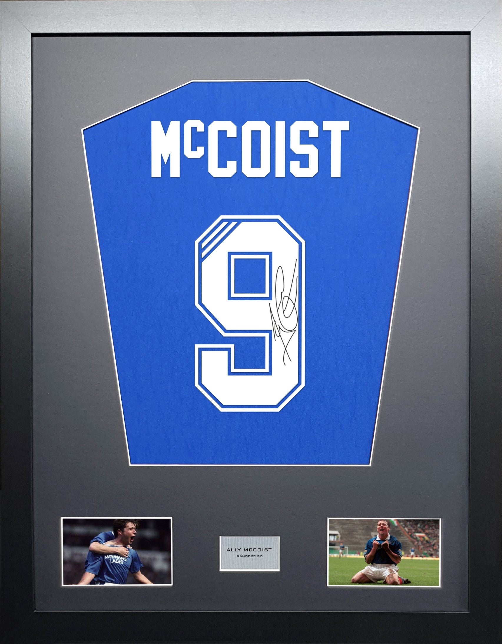 Ally mccoist best sale signed shirt