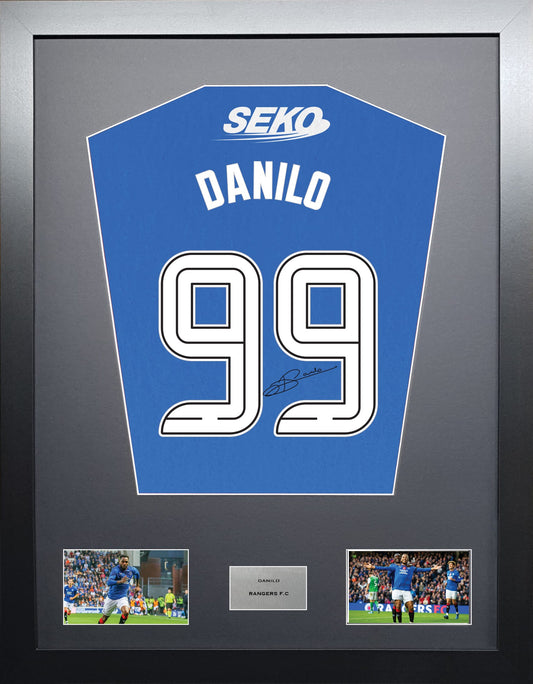 Danilo Rangers signed shirt display 2024 season