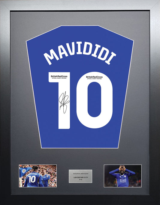 Stephy Mavididi Leicester City signed shirt display 2024 season