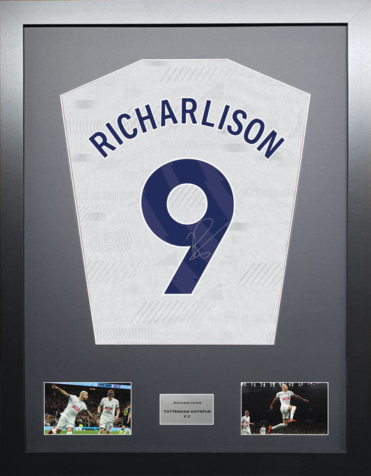 Richarlison Tottenham Hotspur signed shirt display 2024 season