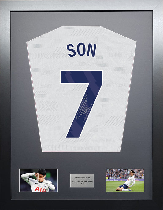 Son Heung-min Tottenham Hotspur signed shirt display 2024 season