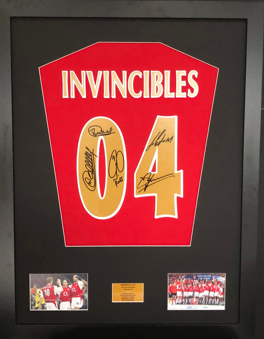 Invincibles Arsenal signed Shirt Frame