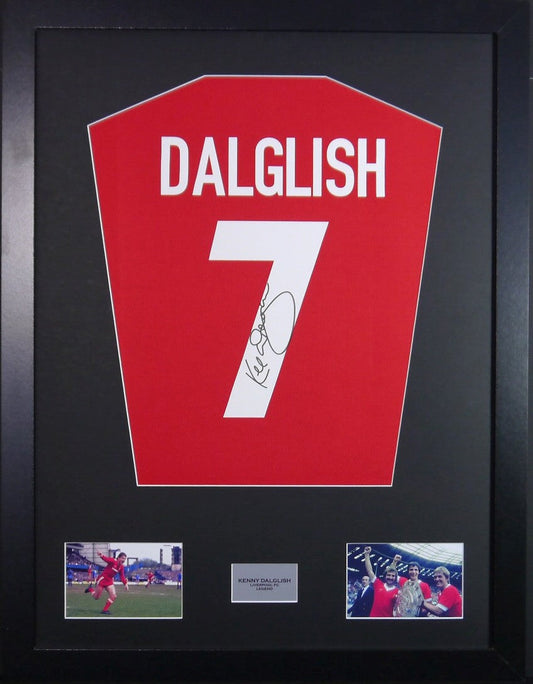Kenny Dalglish Liverpool signed Shirt Frame