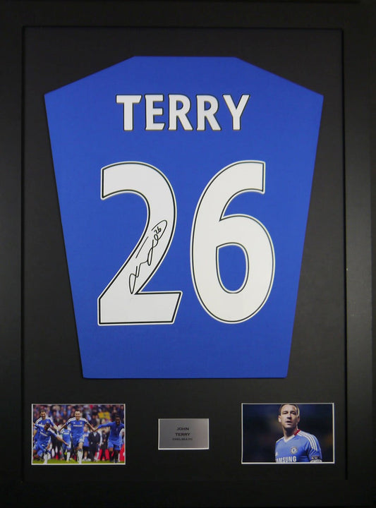 John Terry Chelsea signed Shirt Frame