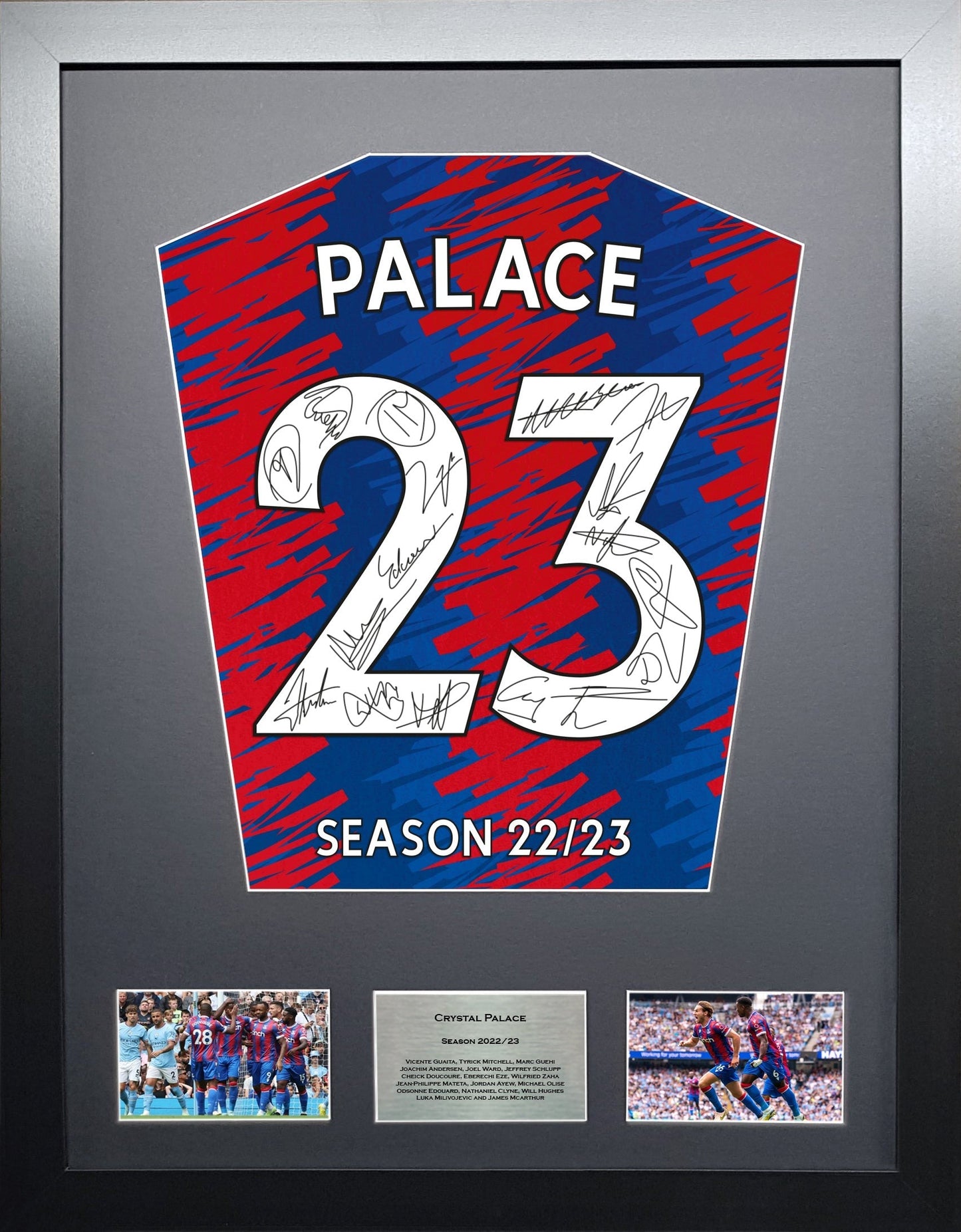 Crystal Palace 2023 season Team signed Premier League Frame
