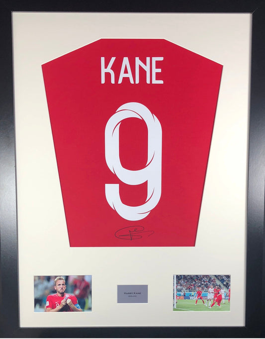 Harry Kane England World Cup signed Shirt Frame