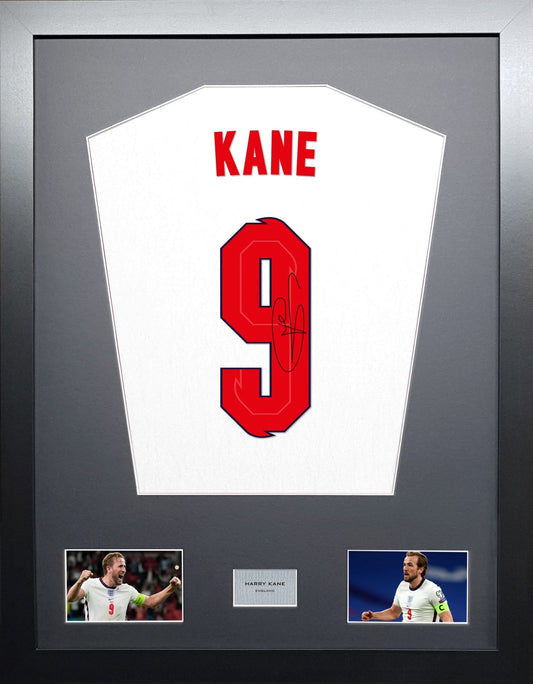 Harry Kane England 2021 signed Shirt Frame