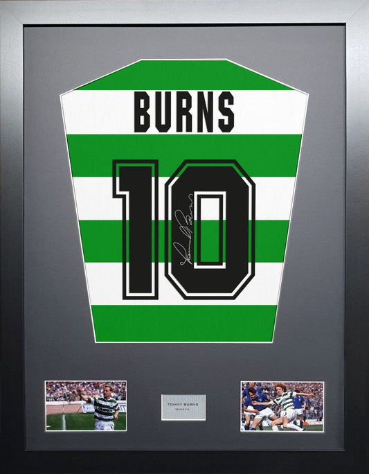 Tommy Burns Celtic signed Shirt Frame