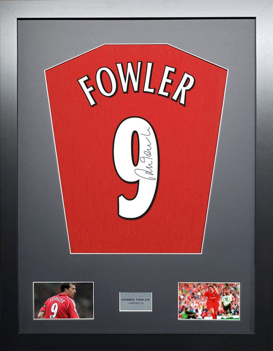 Robbie Fowler Liverpool signed Shirt Frame