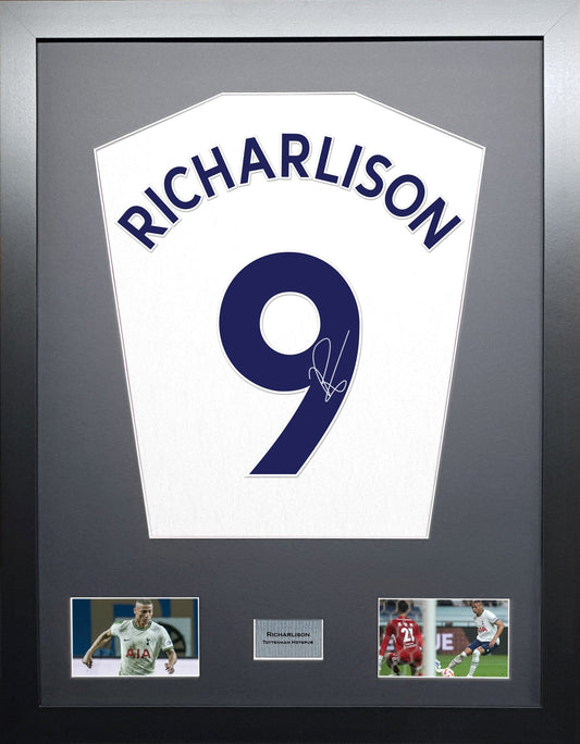 Richarlison Tottenham Hotspur signed Shirt Frame