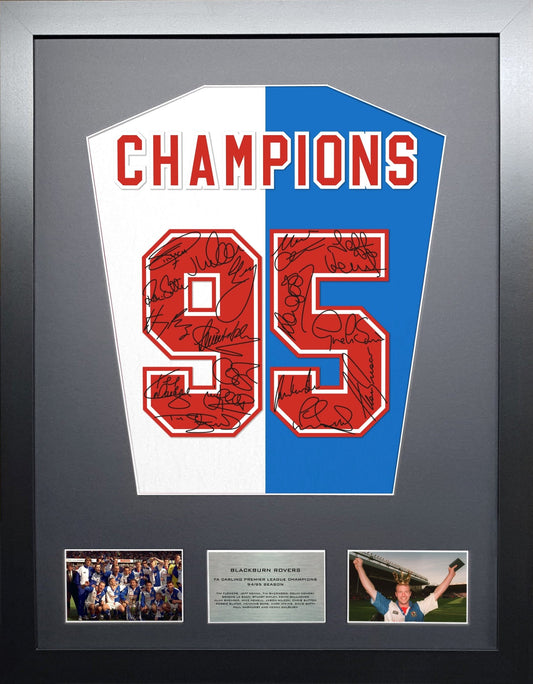 Blackburn Rovers 1995 Premier League Champions signed Frame