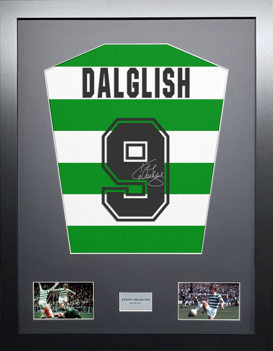 Kenny Dalglish Celtic signed Shirt Frame