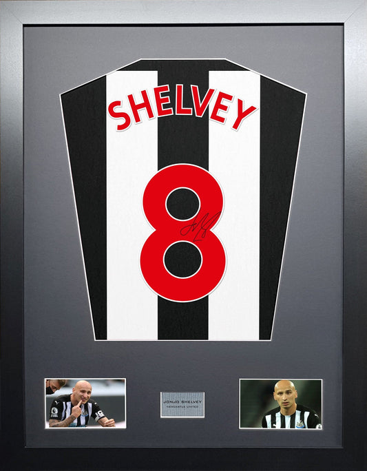Jonjo Shelvey Newcastle United signed Shirt Frame