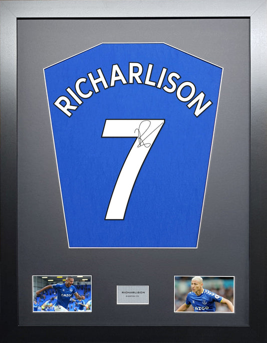 Richarlison Everton signed Shirt Frame