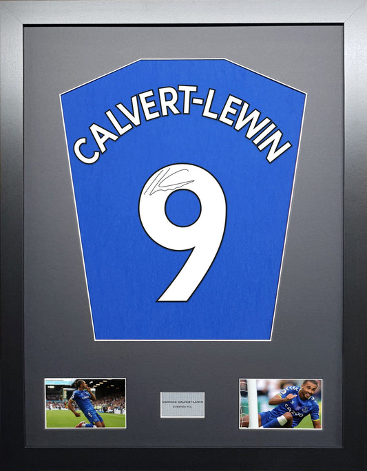 Dominic Calvert-Lewin Everton signed Shirt Frame