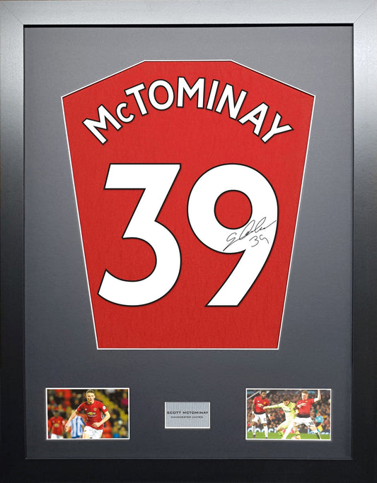 Scott McTominay Manchester United signed Shirt Frame