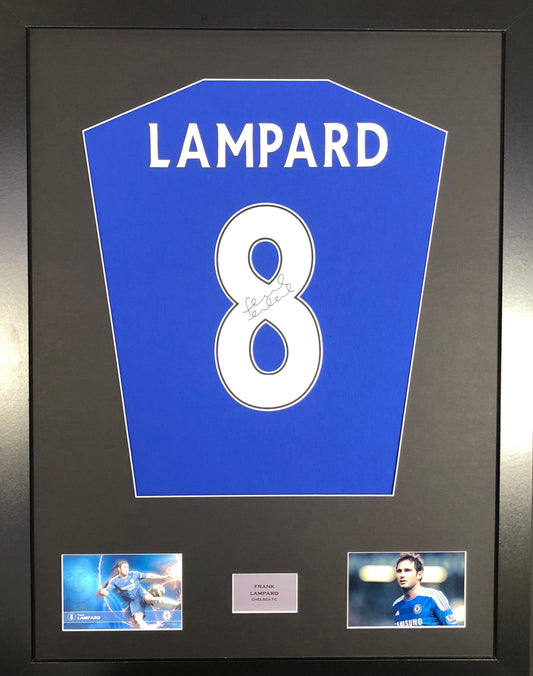 Frank Lampard Chelsea signed Shirt Frame