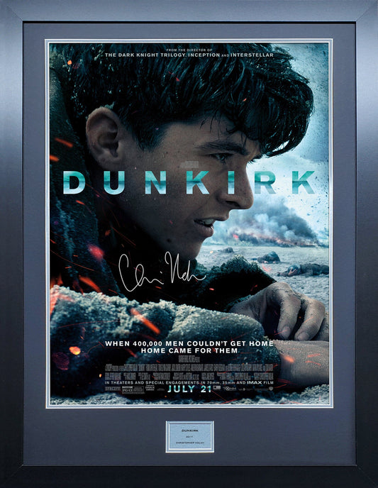 Dunkirk signed Movie Poster 