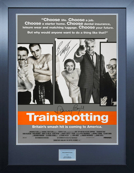 Trainspotting Signed Movie Poster 