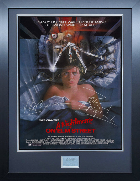 A Nightmare On Elm Street Signed Movie Poster 