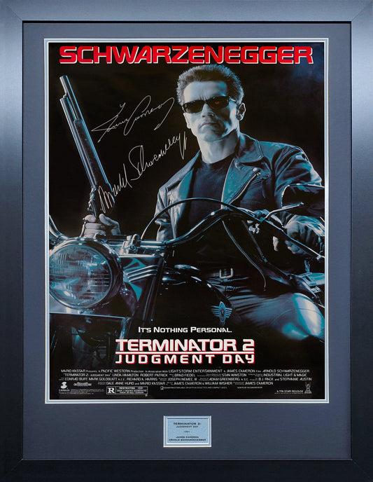 Terminator 2 Signed Movie Poster 