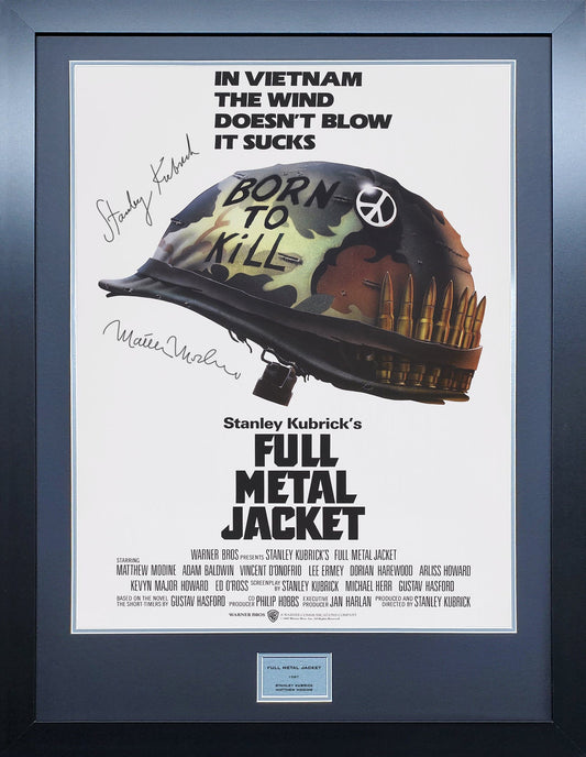 Full Metal Jacket Signed Movie Poster 