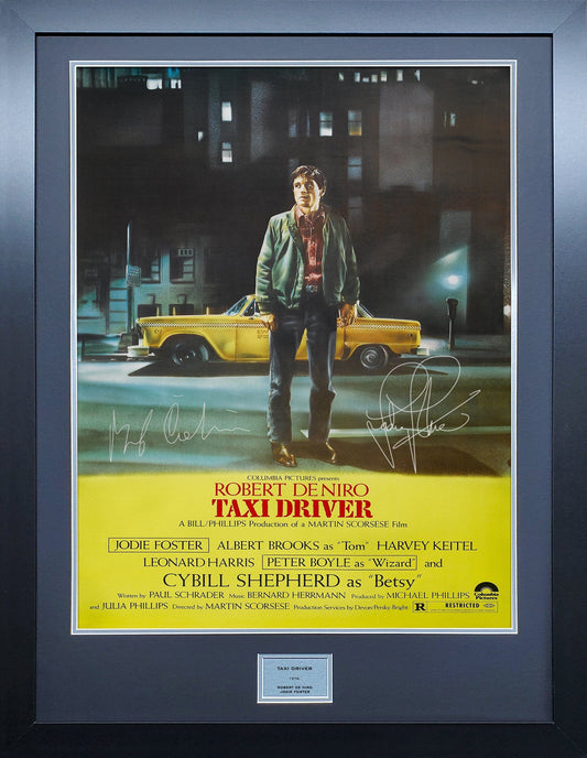 Taxi Driver Signed Movie Poster 