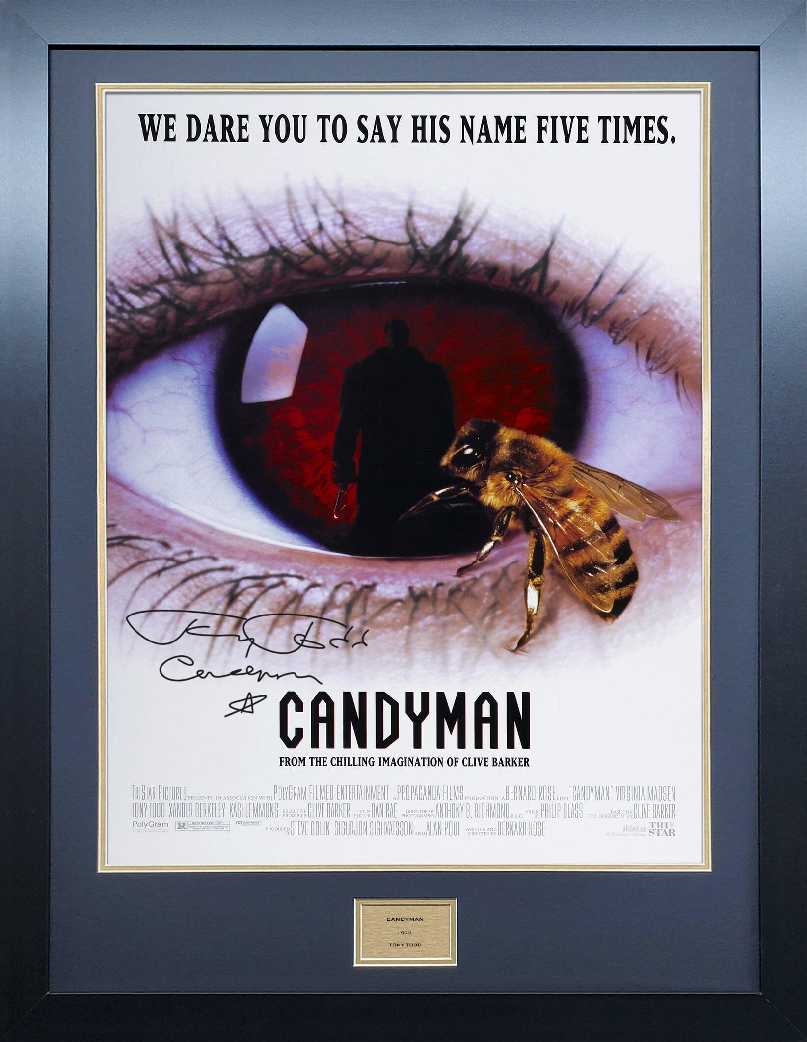 Candyman Signed Movie Poster – The Frame Lab