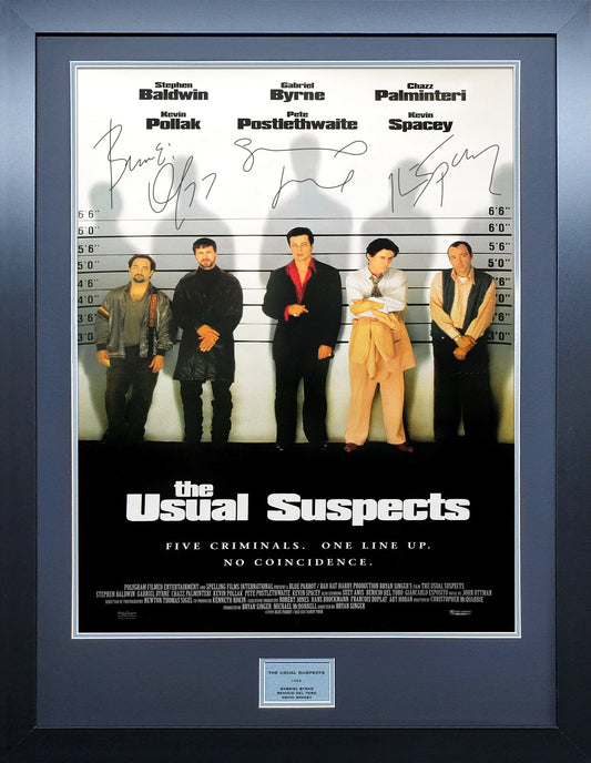 The usual Suspects Signed Movie Poster 