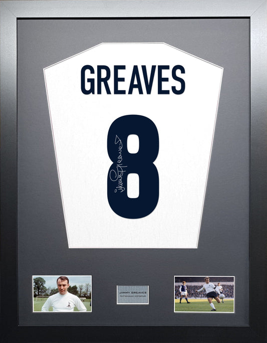 Jimmy Greaves Tottenham Signed Shirt Display 