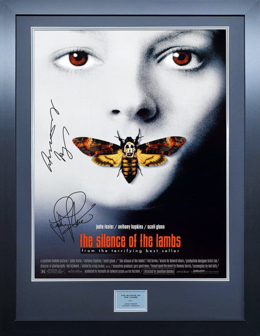 Silence Of the Lambs signed Movie Poster 