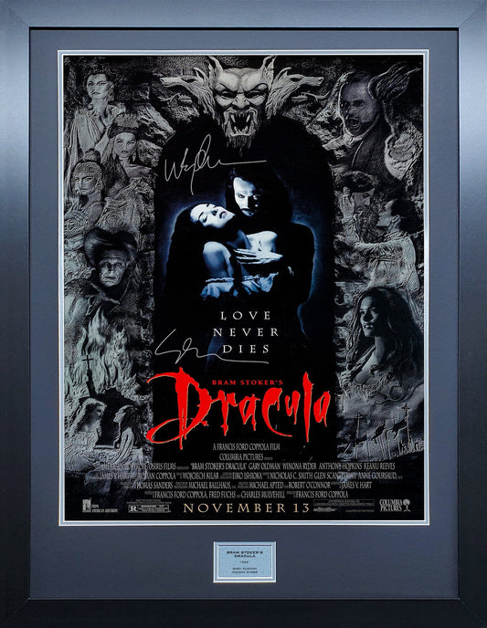 Dracula signed Movie Poster 