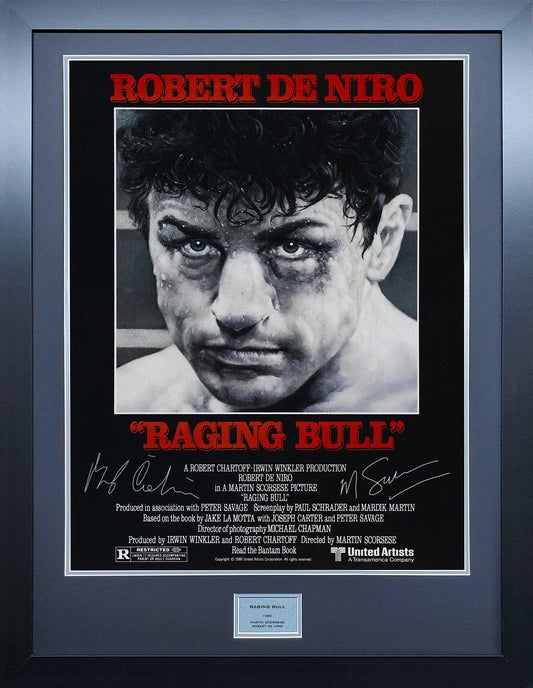 Raging Bull Signed Movie Poster 