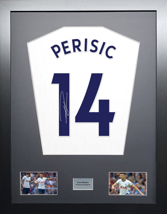 Ivan Perisic Tottenham Hotspur Signed Shirt Display 