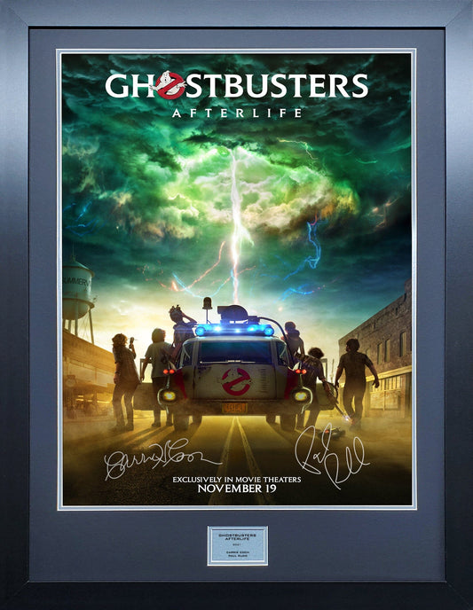 Ghostbusters Afterlife Signed Movie Poster 