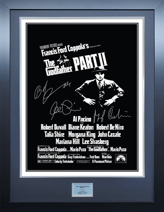 The Godfather Part 2 signed Movie Poster 