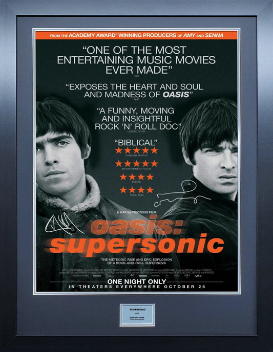 Oasis Supersonic signed Poster 