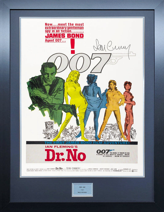 Dr No Signed Movie Poster 