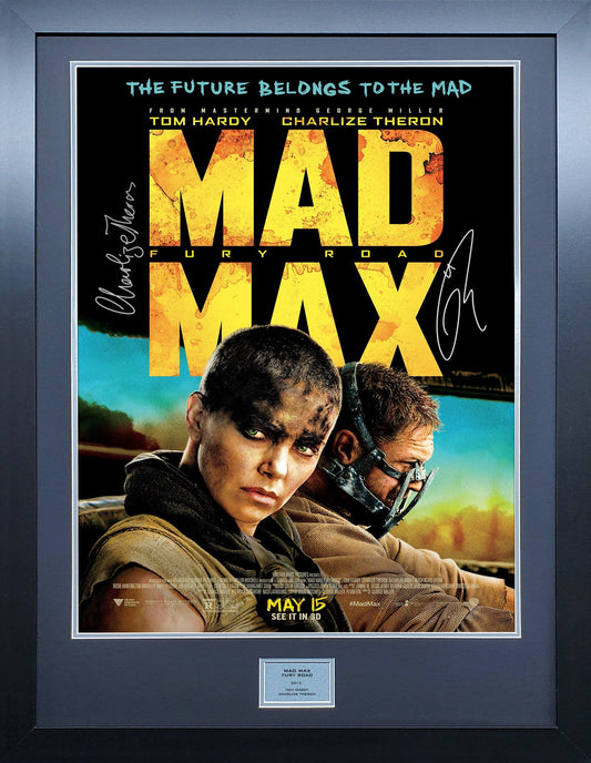 Mad Max Fury Road signed Movie Poster 