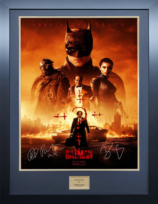 The Batman signed Movie Poster 