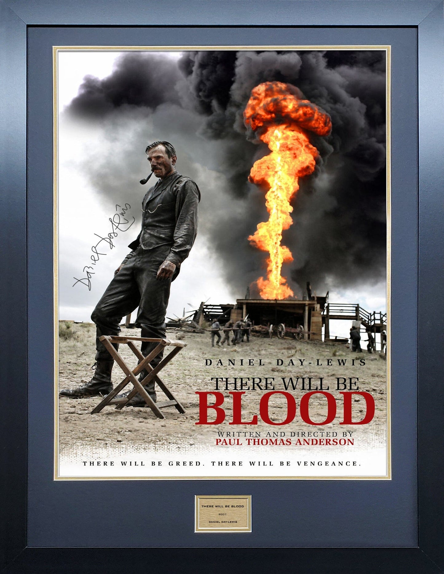 There Will Be Blood Signed Movie Poster 