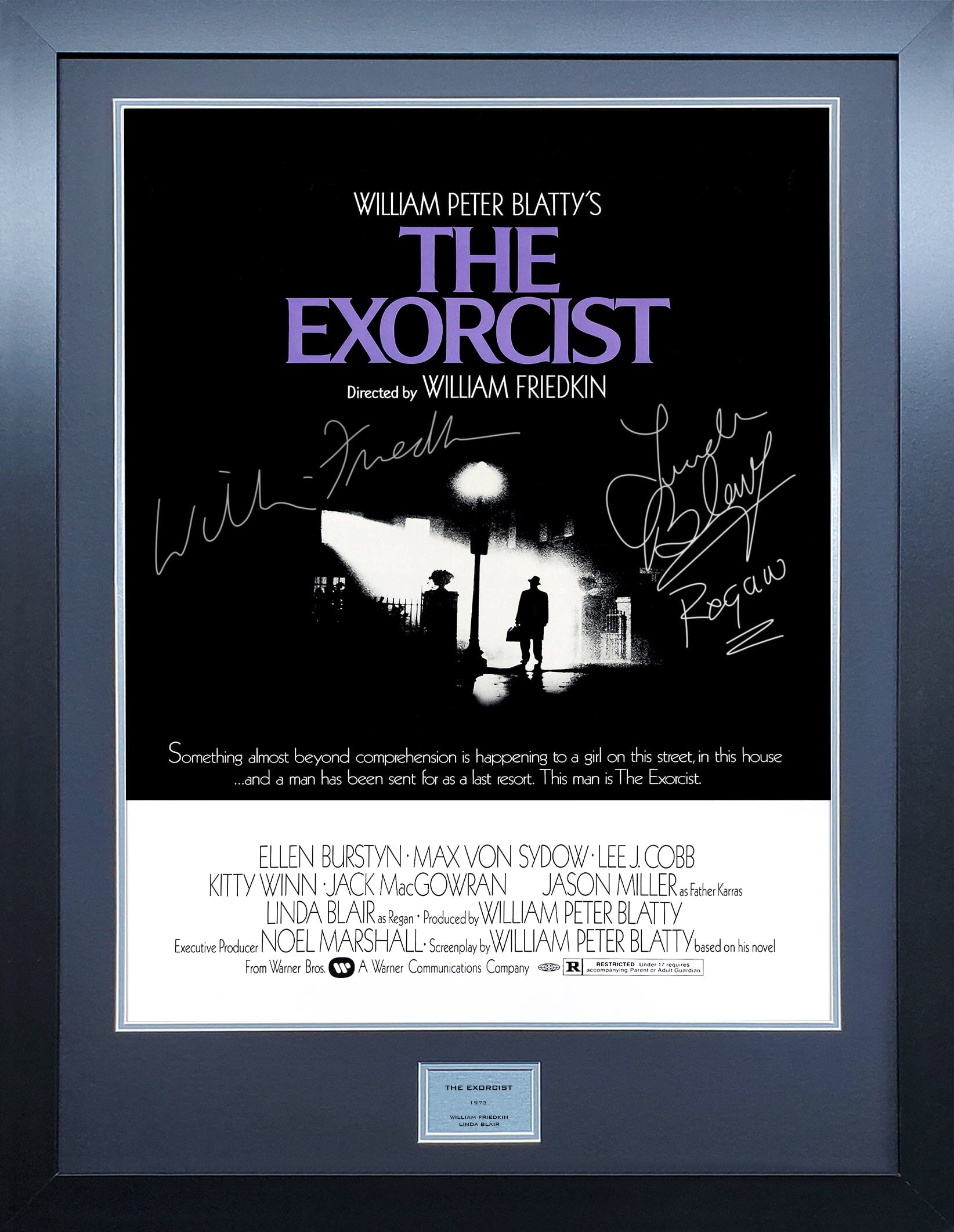 The Exorcist Signed Movie Poster 