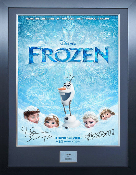 Frozen signed Movie Poster 
