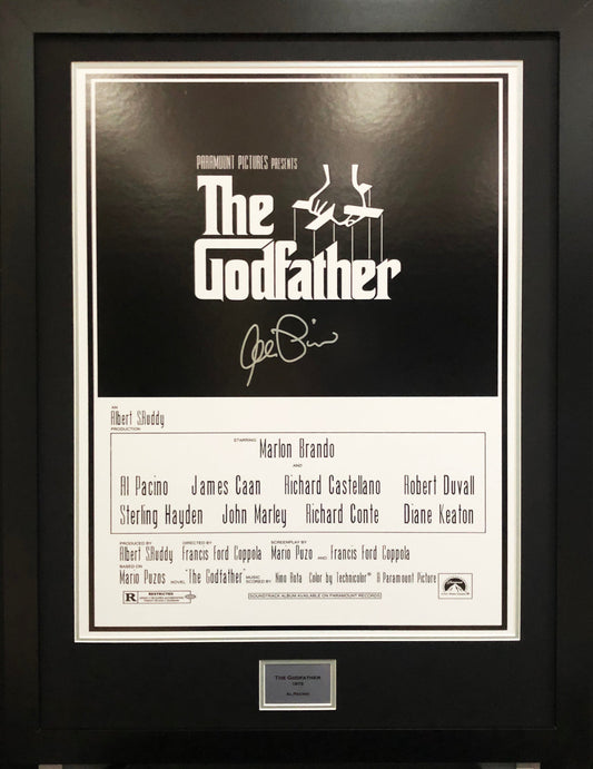 The Godfather Al Pacino Signed Movie Poster 