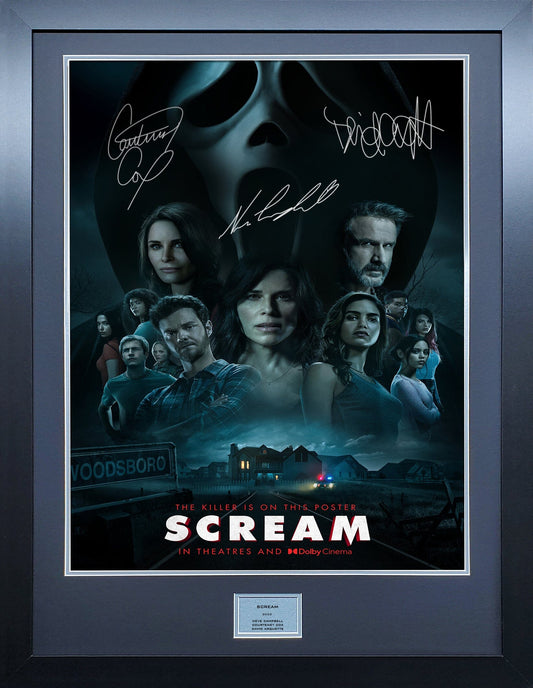 Scream 2022 Signed Movie Poster 