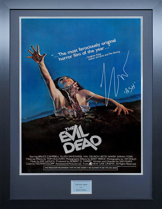 The Evil Dead Signed Movie Poster 