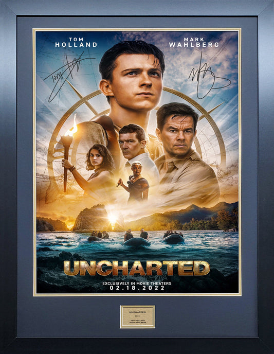 Uncharted Signed Movie Poster 