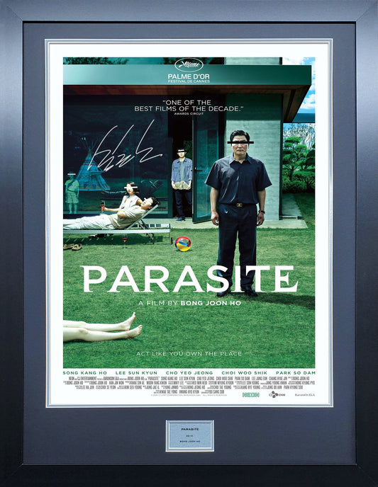 Parasite signed Movie Poster 