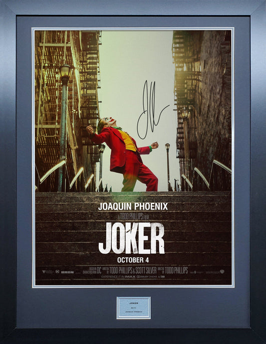 The Joker signed Movie Poster 